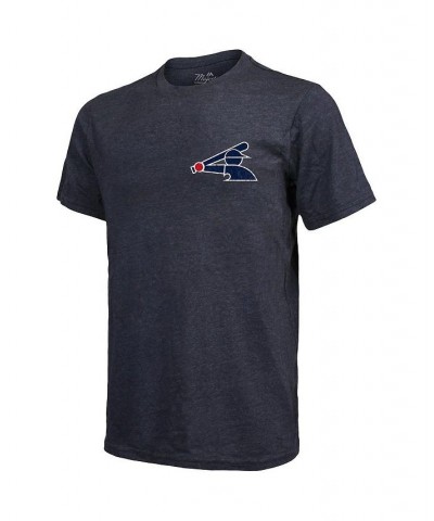 Men's Navy Chicago White Sox Throwback Logo Tri-Blend T-shirt $23.65 T-Shirts