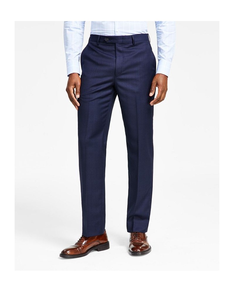 Men's Classic-Fit UltraFlex Stretch Flat Front Suit Pants PD07 $49.66 Suits