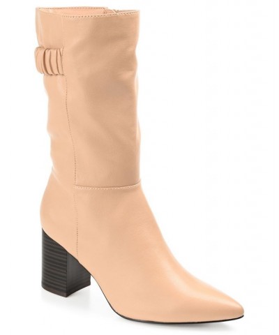 Women's Wilo Boots Tan/Beige $50.60 Shoes