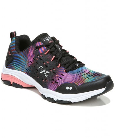 Women's Vivid RZX Training Sneakers Black $46.79 Shoes