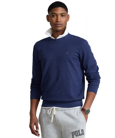 Men's Crew Neck Pullover Blue $39.10 Shirts