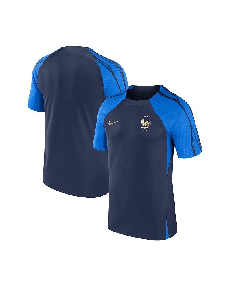 Men's Navy France National Team Strike Training Top $27.28 Jersey