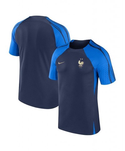 Men's Navy France National Team Strike Training Top $27.28 Jersey