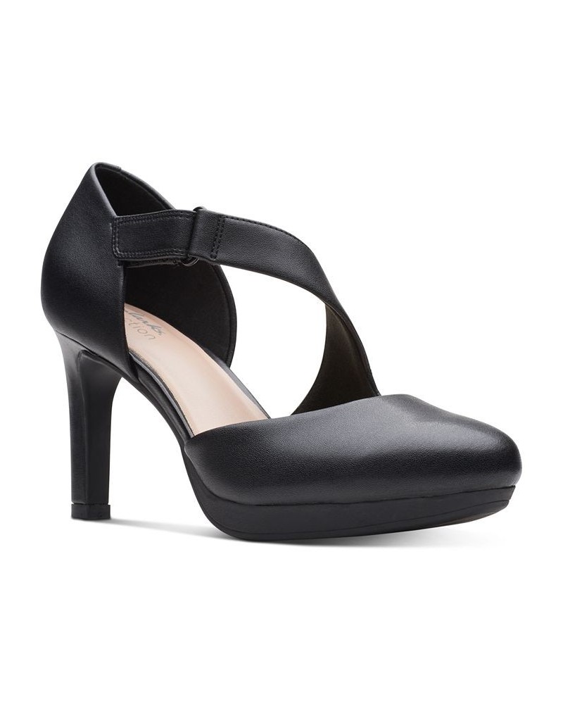 Women's Ambyr Glow Asymmetrical Comfort Pumps Black $42.51 Shoes