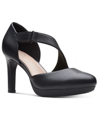 Women's Ambyr Glow Asymmetrical Comfort Pumps Black $42.51 Shoes