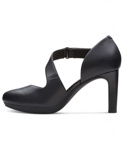 Women's Ambyr Glow Asymmetrical Comfort Pumps Black $42.51 Shoes