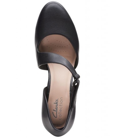 Women's Ambyr Glow Asymmetrical Comfort Pumps Black $42.51 Shoes