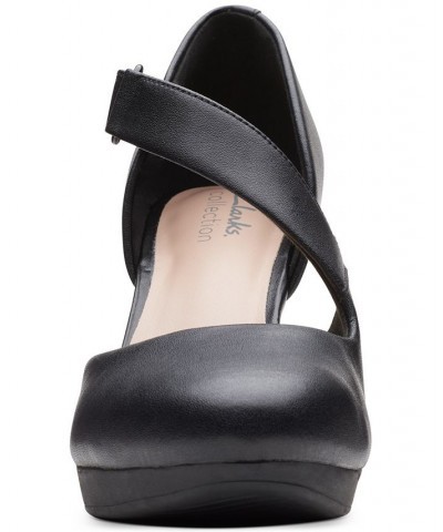 Women's Ambyr Glow Asymmetrical Comfort Pumps Black $42.51 Shoes