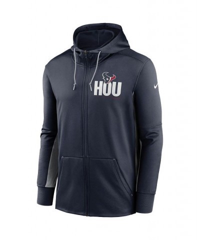 Men's Navy, Gray Houston Texans Mascot Performance Full-Zip Hoodie $43.20 Sweatshirt