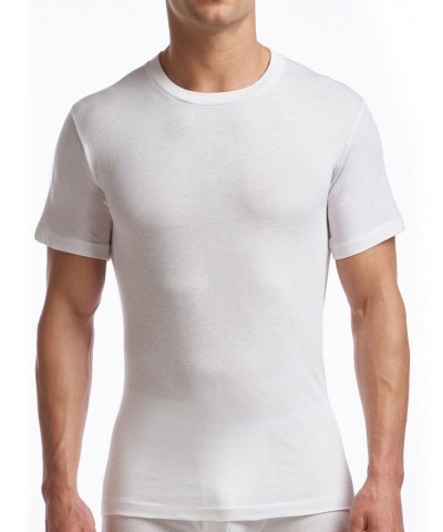 Men's Supreme Cotton Blend Crew Neck Undershirts, Pack of 2 White $36.58 Undershirt