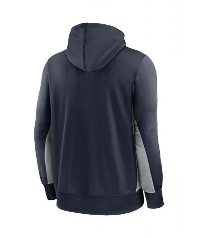 Men's Navy, Gray Houston Texans Mascot Performance Full-Zip Hoodie $43.20 Sweatshirt