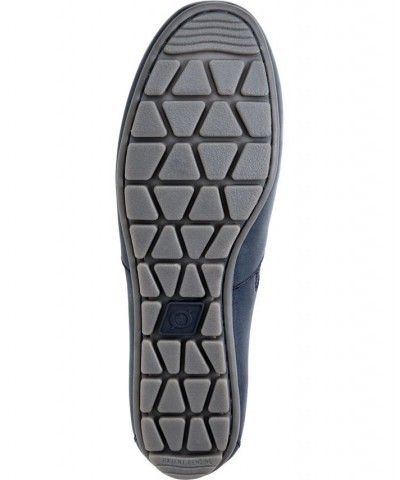 Women's Sebra Comfort Slip On Flats Blue $60.00 Shoes