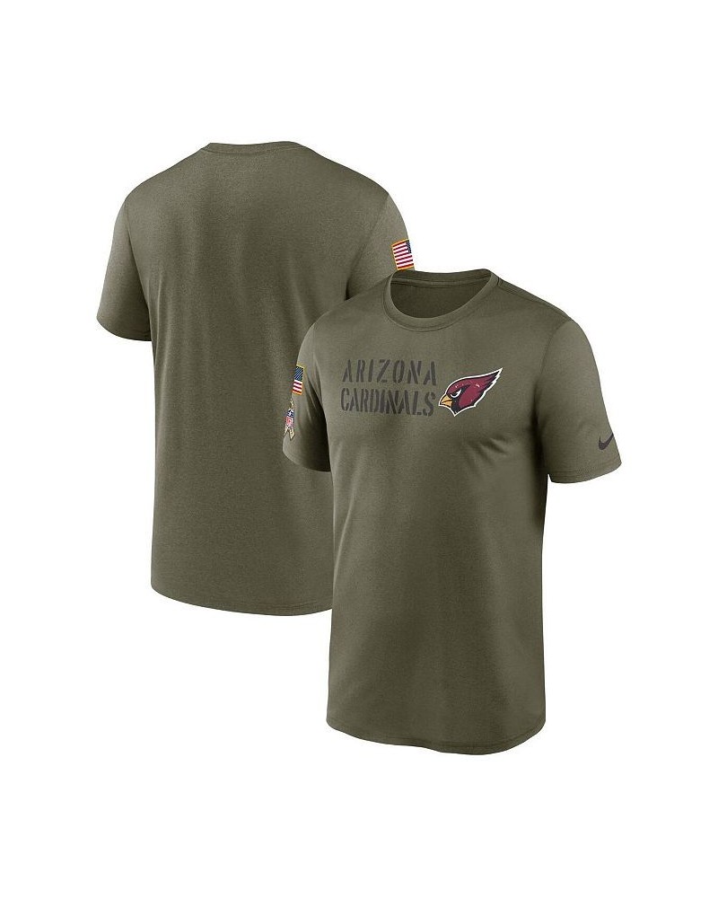 Men's Olive Arizona Cardinals 2022 Salute to Service Legend Team T-shirt $29.14 T-Shirts