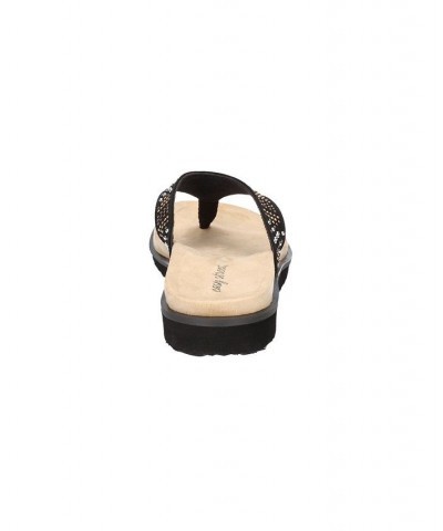 Women's Stevie Thong Sandals Black $29.90 Shoes