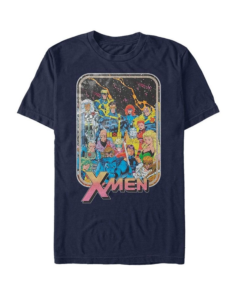 Marvel Men's Comic Collection Vintage X-Men Team Group Shot Short Sleeve T-Shirt Blue $14.00 T-Shirts