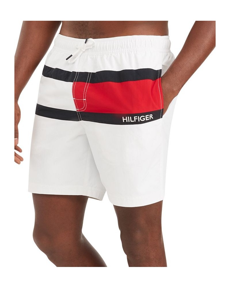 Men's Tommy Flag 7" Swim Trunks PD04 $17.34 Swimsuits