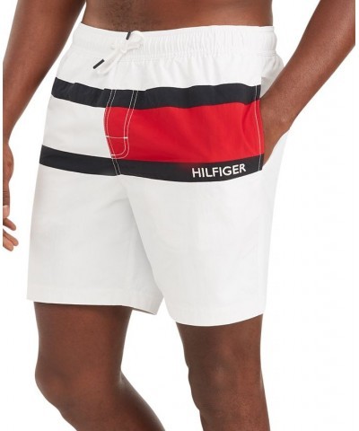 Men's Tommy Flag 7" Swim Trunks PD04 $17.34 Swimsuits