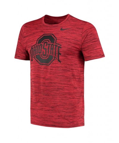 Men's Scarlet Ohio State Buckeyes Tonal Velocity Legend Performance T-shirt $22.50 T-Shirts