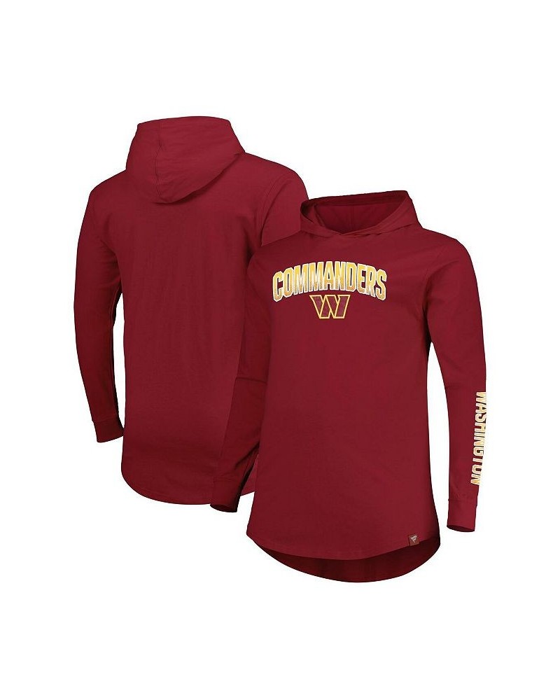 Men's Branded Burgundy Washington Commanders Big and Tall Front Runner Pullover Hoodie $35.25 Sweatshirt