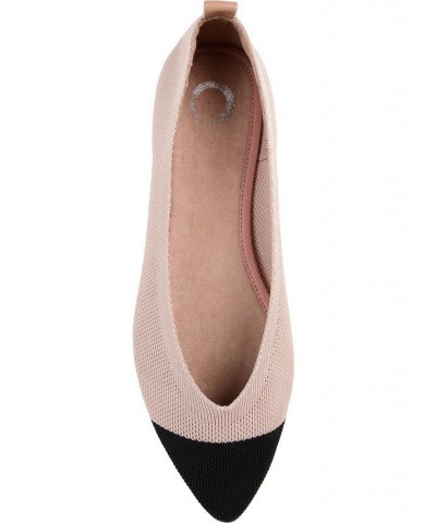 Women's Veata Soft Knit Flats Pink $40.79 Shoes