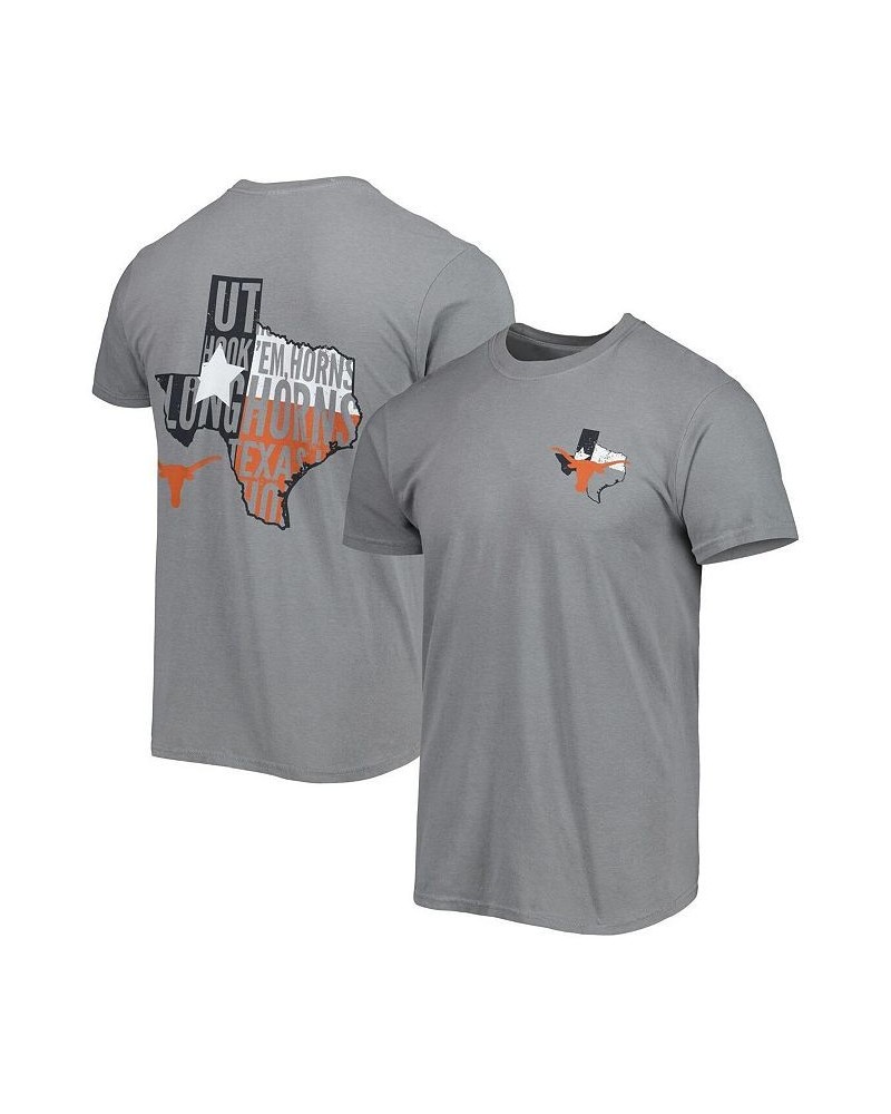 Men's Gray Texas Longhorns Hyperlocal State T-shirt $17.64 T-Shirts