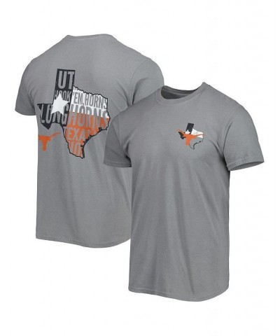 Men's Gray Texas Longhorns Hyperlocal State T-shirt $17.64 T-Shirts