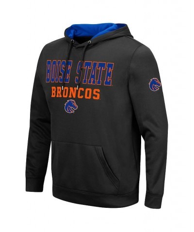 Men's Black Boise State Broncos Sunrise Pullover Hoodie $26.65 Sweatshirt