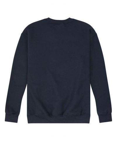 Men's Yellowstone Y Moutains Fleece Sweatshirt Blue $23.65 Sweatshirt