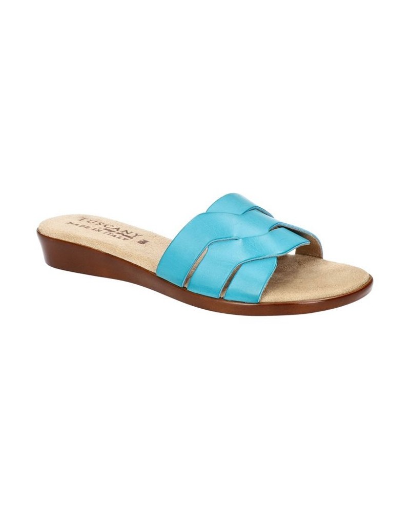 Women's Tuscany Nicia Slide Sandals PD05 $29.40 Shoes