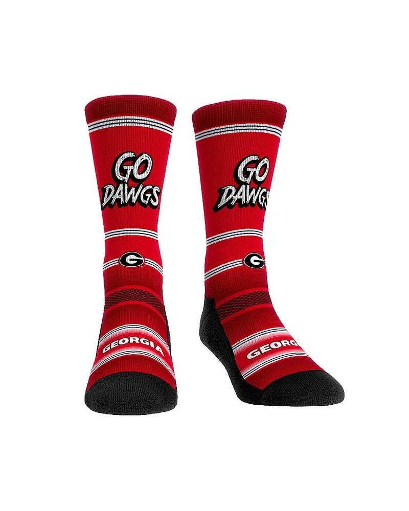 Men's and Women's Socks Georgia Bulldogs Team Slogan Crew Socks $16.79 Socks