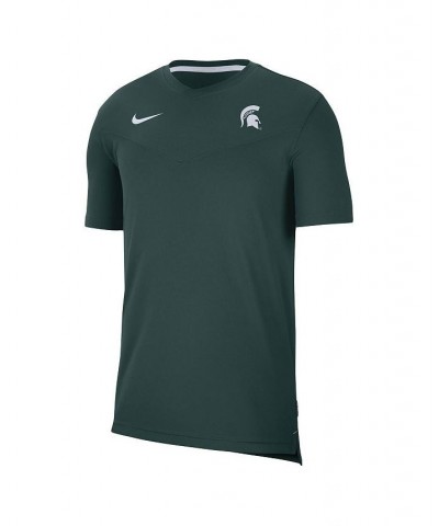 Men's Green Michigan State Spartans 2022 Coaches UV Performance T-shirt $33.59 T-Shirts