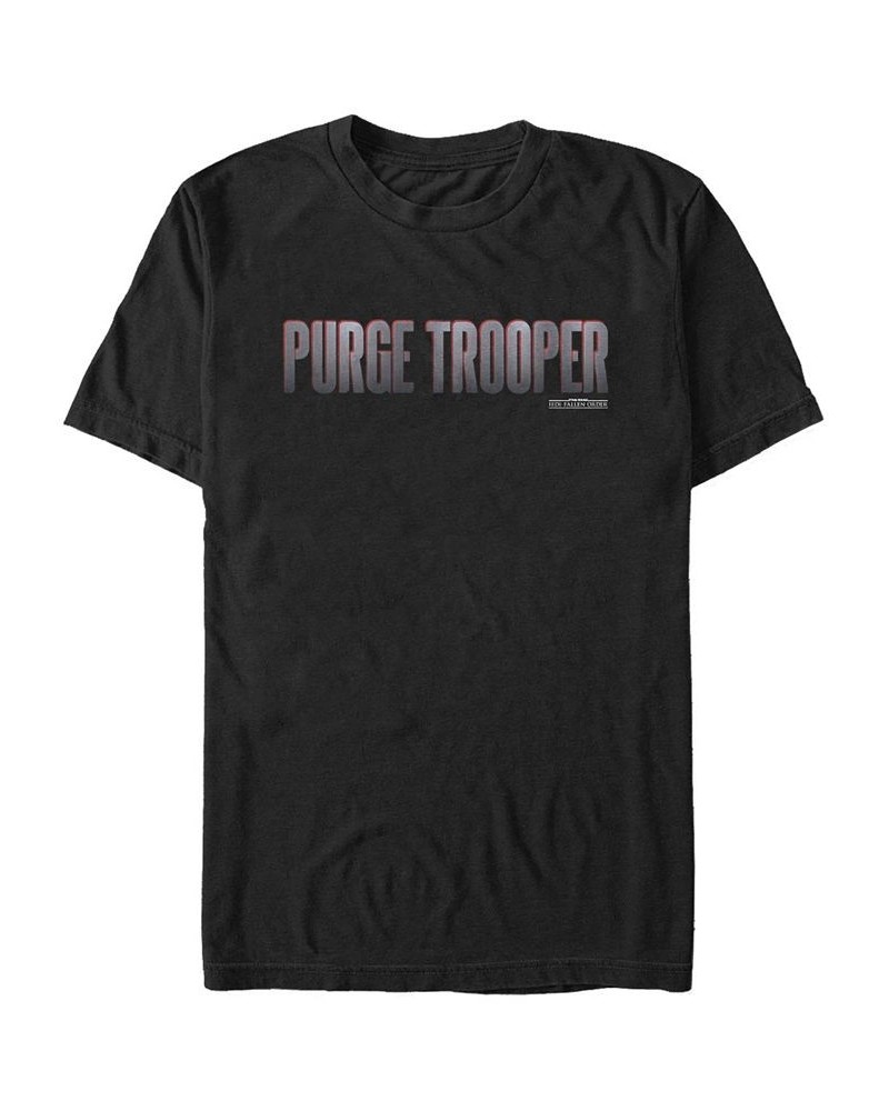 Star Wars Men's Jedi Fallen Order Purge Trooper Logo T-shirt Black $19.24 T-Shirts