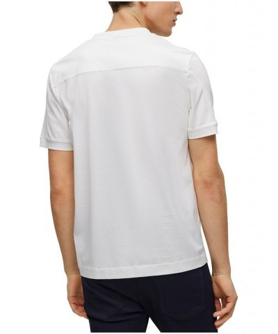 BOSS Men's Porsche Mercerized-Cotton Exclusive Branding T-shirt White $44.16 T-Shirts