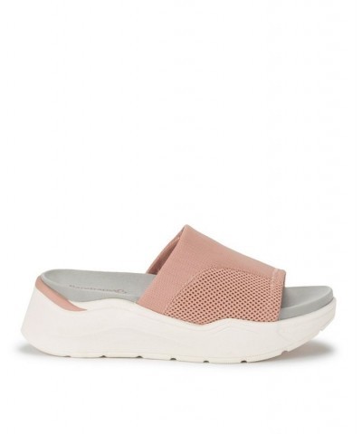 Whisper Platform Slide Sandals Pink $45.90 Shoes