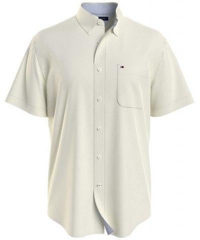 Men's Maxwell Short-Sleeve Button-Down Classic Fit Shirt White $18.28 Shirts