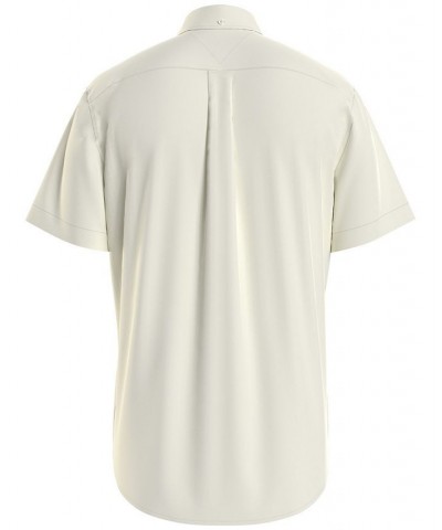 Men's Maxwell Short-Sleeve Button-Down Classic Fit Shirt White $18.28 Shirts