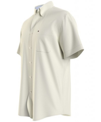 Men's Maxwell Short-Sleeve Button-Down Classic Fit Shirt White $18.28 Shirts