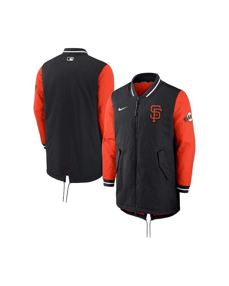 Men's Black San Francisco Giants Authentic Collection Dugout Performance Full-Zip Jacket $87.40 Jackets