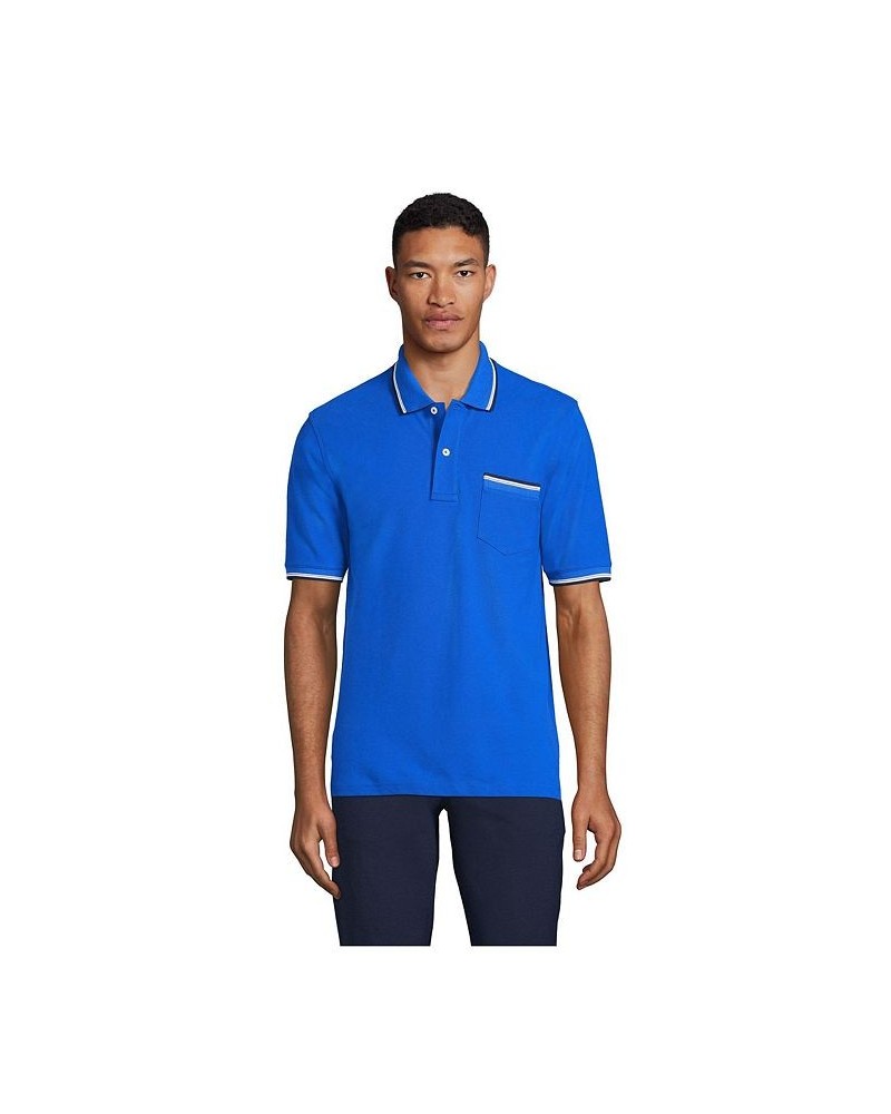 Men's Short Sleeve Comfort-First Mesh Polo Shirt With Pocket PD08 $30.22 Polo Shirts