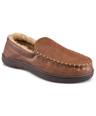 Men's Indoor/Outdoor Fleece-Lined Venetian Sippers Tan/Beige $14.86 Shoes