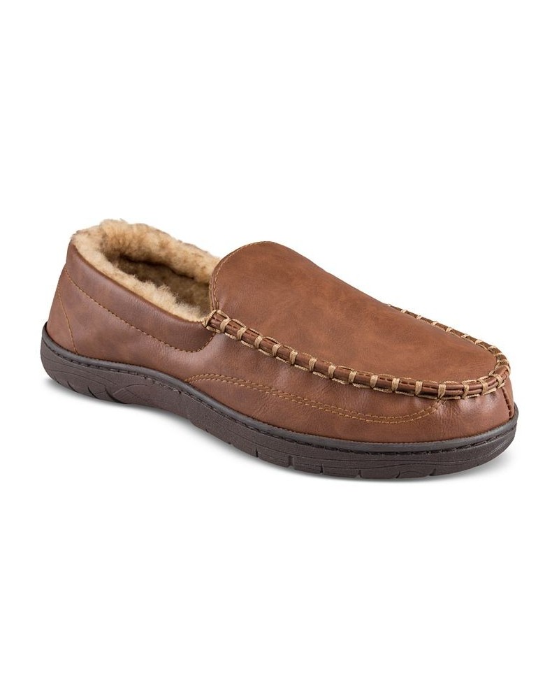 Men's Indoor/Outdoor Fleece-Lined Venetian Sippers Tan/Beige $14.86 Shoes