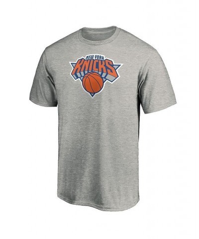 Men's Branded RJ Barrett Heathered Gray New York Knicks Playmaker Name and Number T-shirt $14.96 T-Shirts