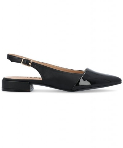 Women's Bertie Two-Tone Flat Black $39.90 Shoes