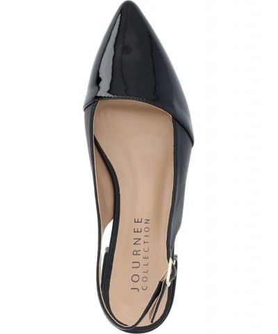 Women's Bertie Two-Tone Flat Black $39.90 Shoes