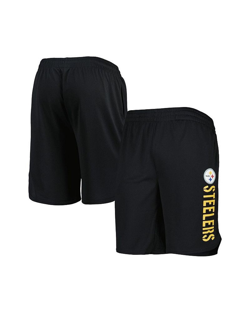 Men's Black Pittsburgh Steelers Team Shorts $34.83 Shorts