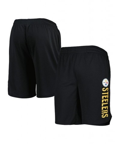 Men's Black Pittsburgh Steelers Team Shorts $34.83 Shorts