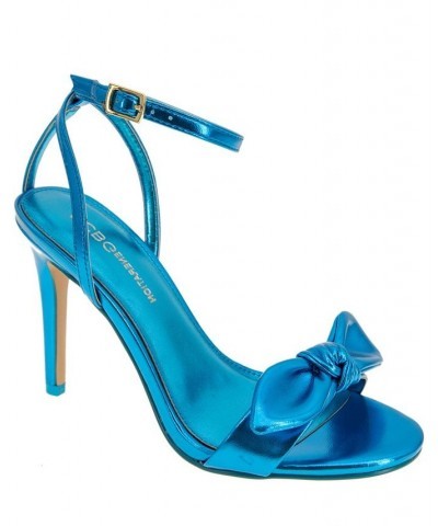 Women's Jamina Bow Detail Dress Sandal Blue $59.34 Shoes