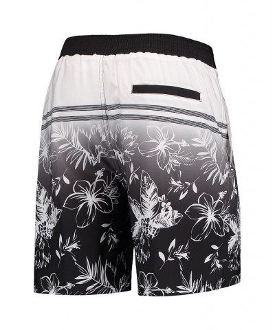 Men's Black San Francisco 49ers Island Volley Swim Shorts $25.37 Swimsuits