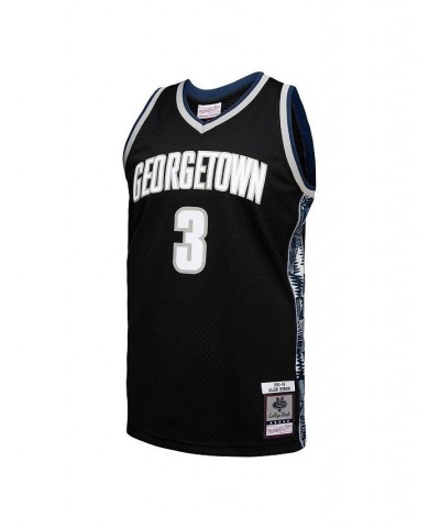 Men's Allen Iverson Black Georgetown Hoyas Player Swingman Jersey $56.55 Jersey