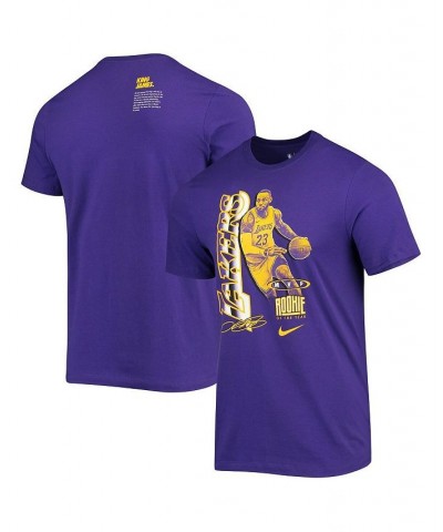 Men's LeBron James Purple Los Angeles Lakers Select Series MVP Name and Number T-shirt $20.15 T-Shirts